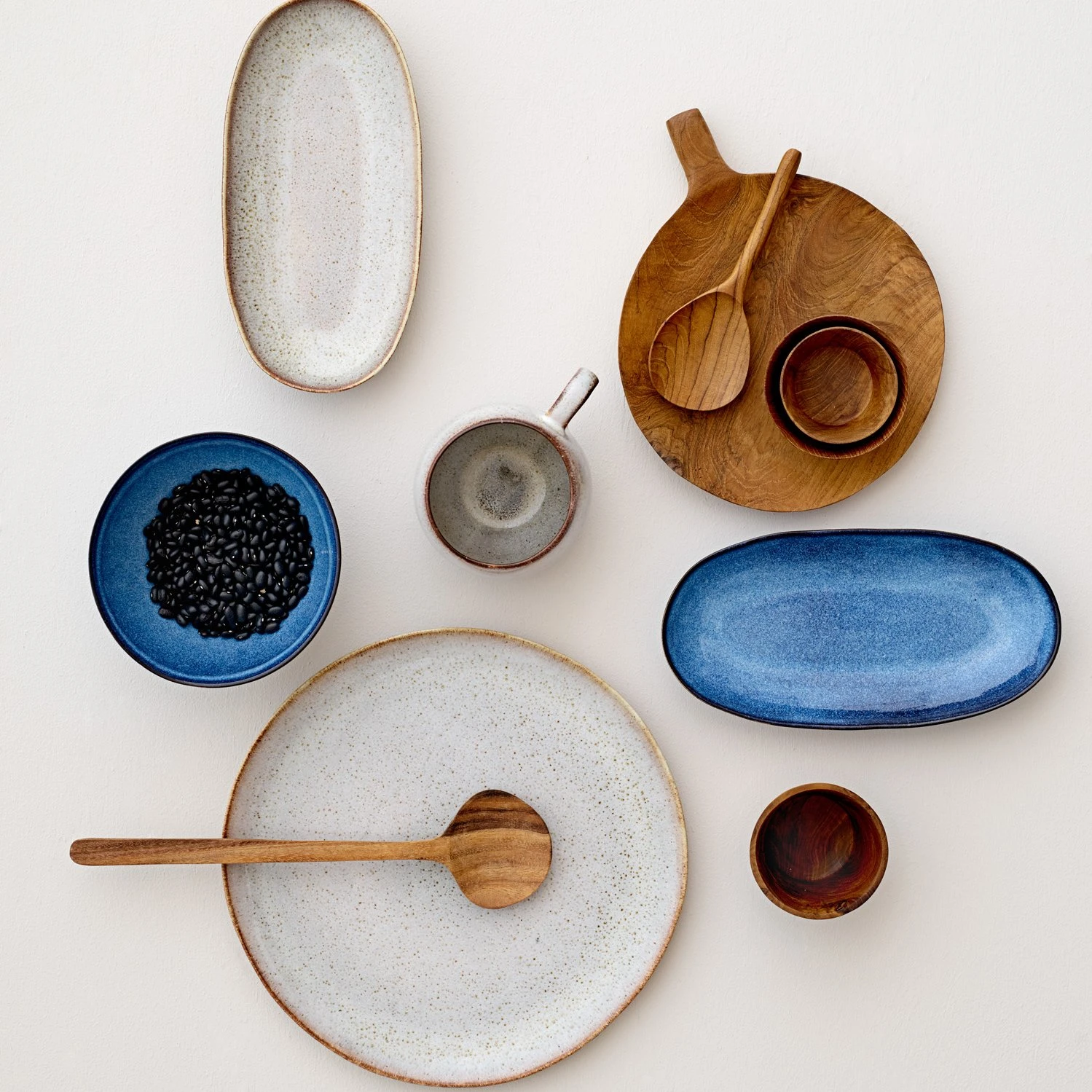 Bloomingville Sandrine Serveerschaal Middel 4 Bloomingville Sandrine Serveerschaal Middel - Afbeelding 2