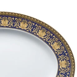 Versace Medusa Blue Serveerschaal -Gense Verkoop 35372 01 02 f6f24f7567