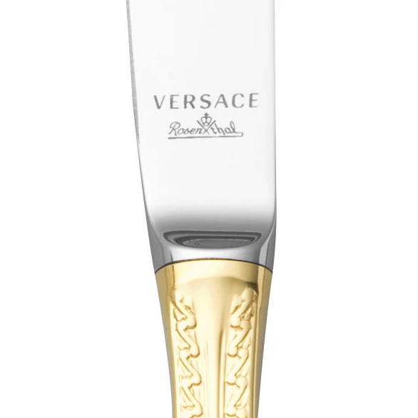 Versace Medusa Dinermes Verguld 4 Versace Medusa Dinermes Verguld - Afbeelding 2