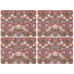 Strawberry Thief Placemat 30x40 Cm 4-pack