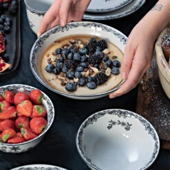 Rörstrand Ostindia Svart Kom -Gense Verkoop 38010 01 03 8c2ffa050d