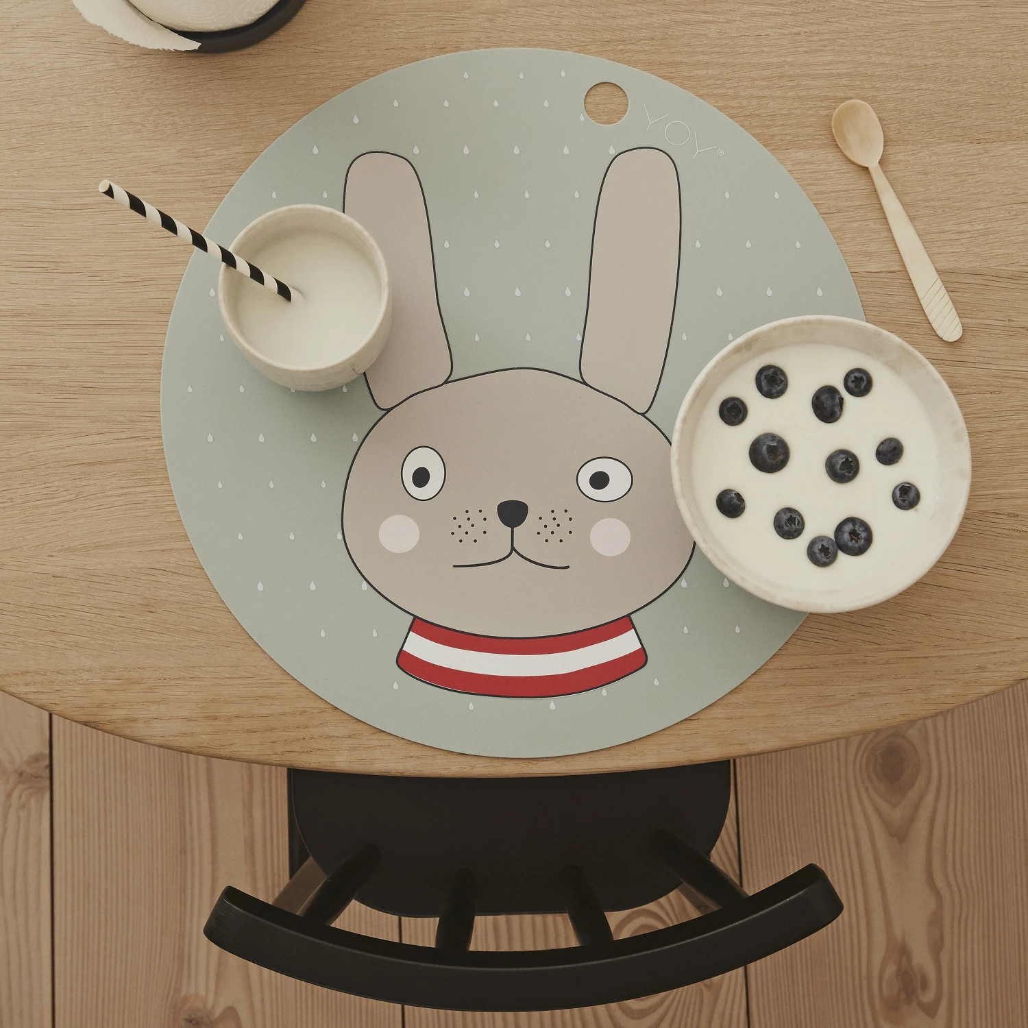 OYOY Rabbit Placemat 4 OYOY Rabbit Placemat - Afbeelding 2