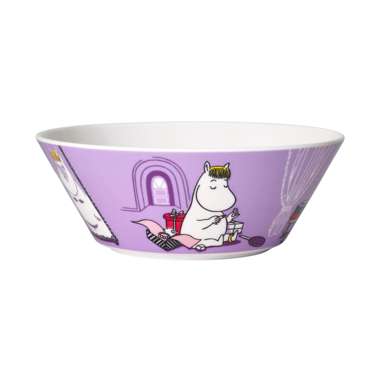 Arabia Snork Maiden Moomin Schaal Paars 3 Arabia Snork Maiden Moomin Schaal Paars