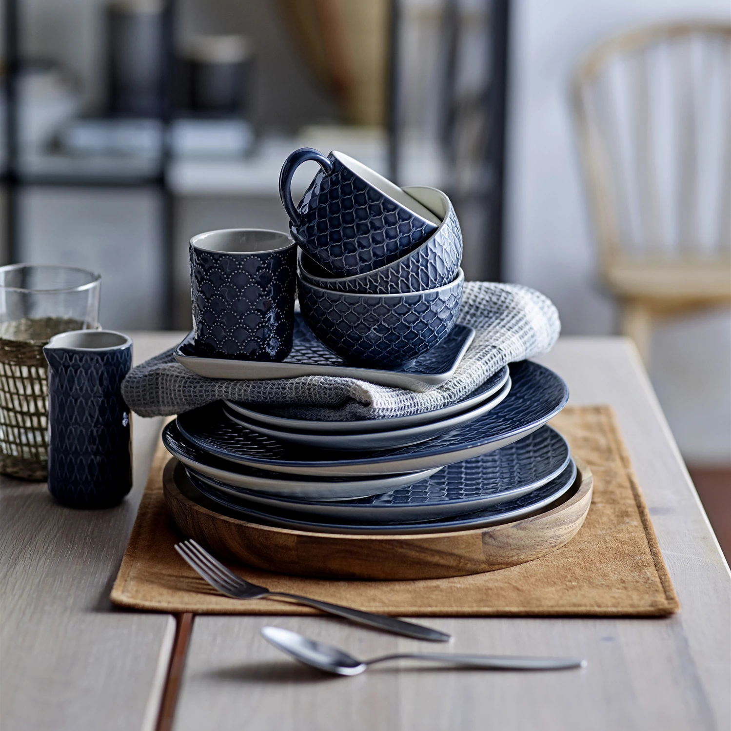 Bloomingville Placemat 35x50 Cm 4 Bloomingville Placemat 35x50 Cm - Afbeelding 2