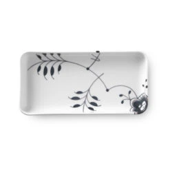 Royal Copenhagen Black Fluted Mega Rechthoekige Schotel