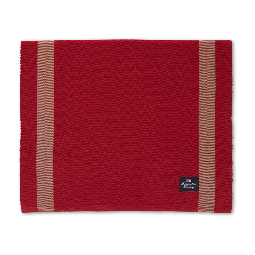 Lexington Herringbone With Stripes Placemat 40x50 Cm 3 Lexington Herringbone With Stripes Placemat 40x50 Cm