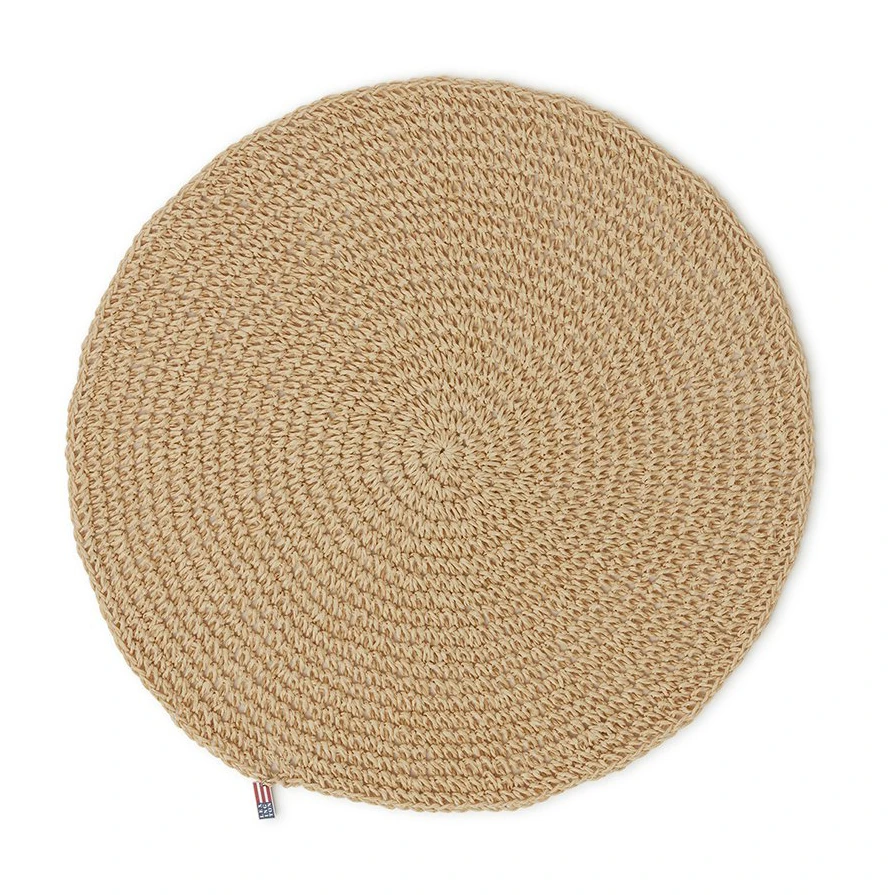 Lexington Round Recycled Paper Straw Placemat Ø38 3 Lexington Round Recycled Paper Straw Placemat Ø38