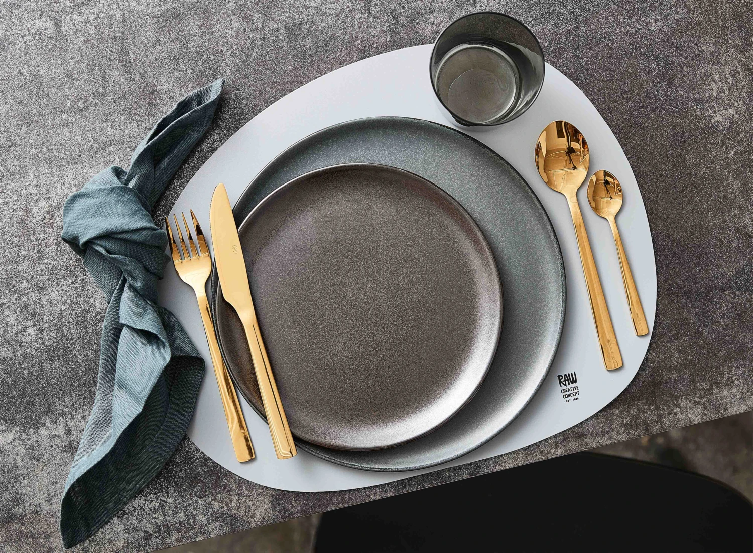 Aida Raw Dessertlepel 4-pack 5 Aida Raw Dessertlepel 4-pack - Afbeelding 3