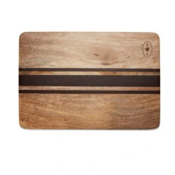 Lexington Wood Serving Board Stripes