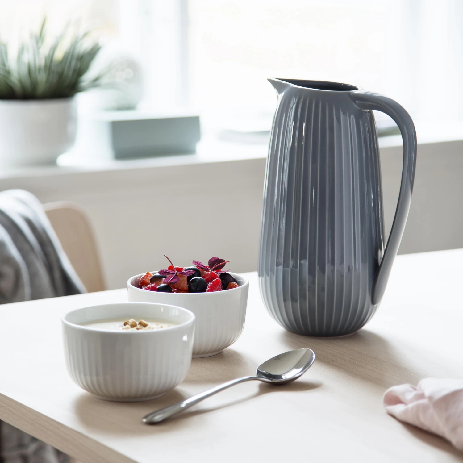 Kähler Hammershøi Schaal Ø11 Cm. 4 Kähler Hammershøi Schaal Ø11 Cm. - Afbeelding 2